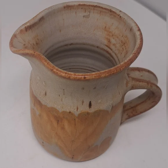 Michael Cohen Vintage Studio Pottery Stoneware Pitcher Jug Mid Century MCM 6.5" - Picture 8 of 12